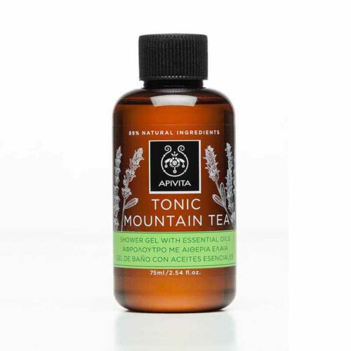 239852 APIVITA TONIC MOYNTAIN TEA MINI ΑΦΡΟΛΟΥΤΡΟ με τσάι του βουνού 75ml pharmabest 2