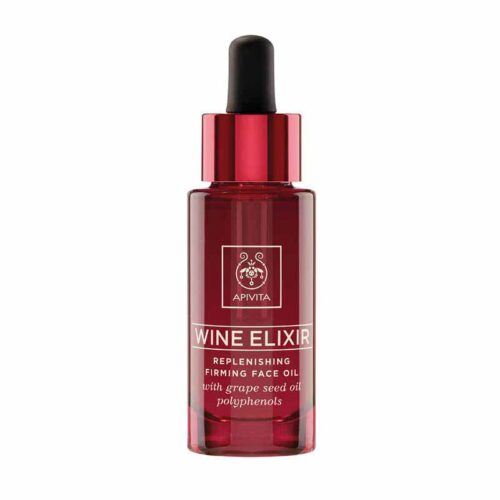 APIVITA WINE ELIXIR ΛΑΔΙ ΠΡΟΣΩΠΟΥ ΓΙΑ ΑΝΑΔΟΜΗΣΗ & ΣΥΣΦΙΞΗ με πολύ φαινόλες από λάδι σταφυλιού 30ml