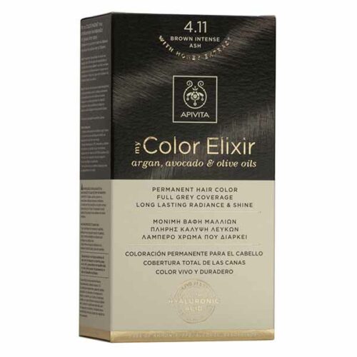 251419 APIVITA MY COLOR ELIXIR N4.11 Καστανό έντονο pharmabest 1