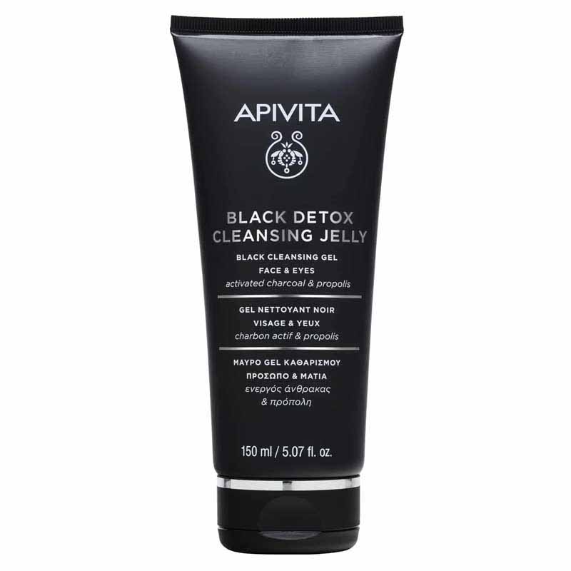 APIVITA Μαύρο Gel καθαρισμού Πρόσωπο & Μάτια 150ml 5201279072926