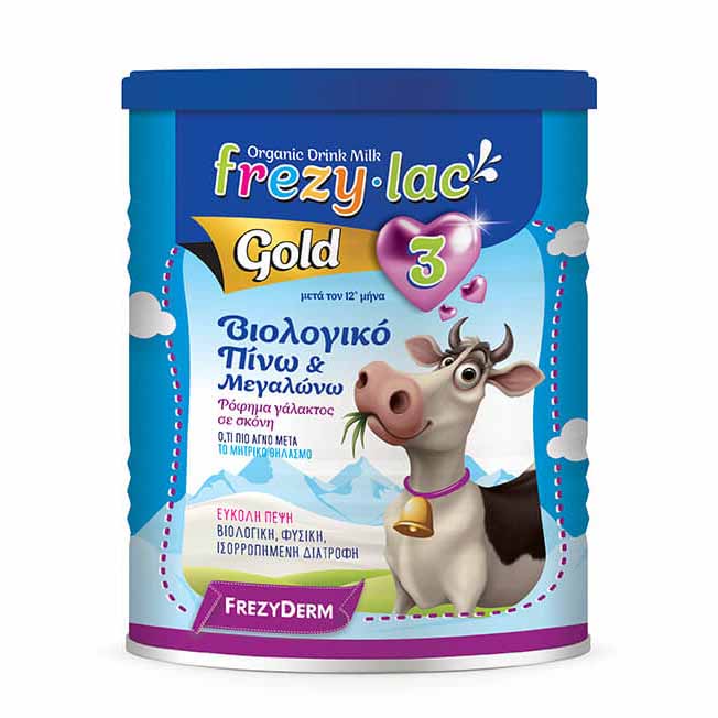 FREZYDERM FREZYLAC GOLD 3 Βιολογικό Γάλα σε Σκόνη από 12 μηνών