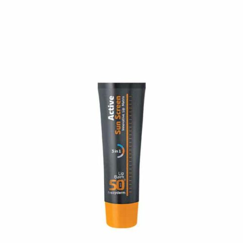 FREZYDERM Sun Screen Lip Balm SPF 50+ Αντιηλιακό  για τα χείλη που δεν χρωματίζει, για μέγηστη ηλιοπροστασία και ενυδάτωση