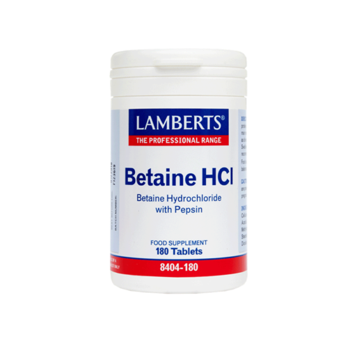 301806 LAMBERTS Betaine HCI 324mgPepsin 5mg 180tab pharmabest 1