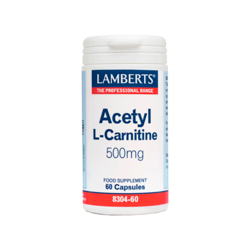 313297 LAMBERTS Acetyl L Carnitine των 500mg 60cap pharmabest 1