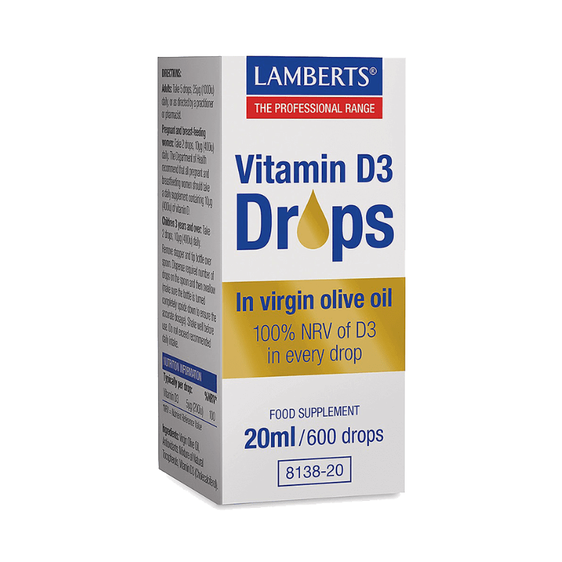 321074 LAMBERTS Vitamin D3 Drops 20ml pharmabest 1