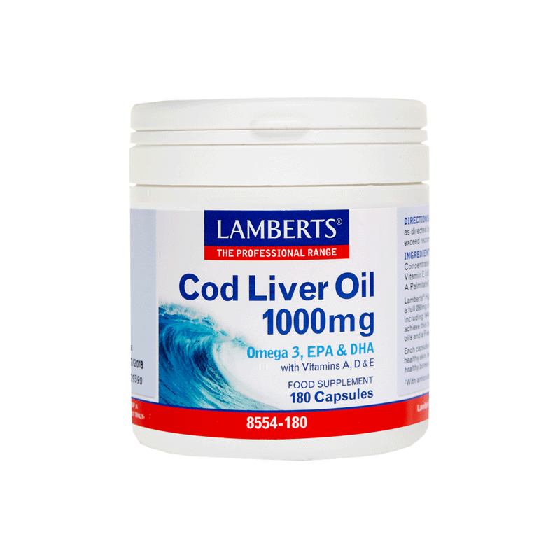 336503 LAMBERTS Cod Liver Oil 1000mg 180cap pharmabest 1