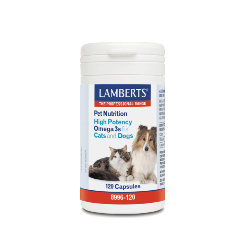 920768 LAMBERTS High Potency Omega 3s for Cats and Dogs 120cap pharmabest 1