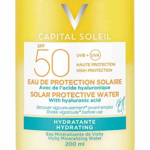 VICHY Capital Soleil Protective Water Hydrating SPF50 200ml 4 pharmabest