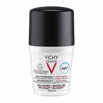 VICHY Homme 48h No Trace Deodorant Roll on 50ml pharmabest