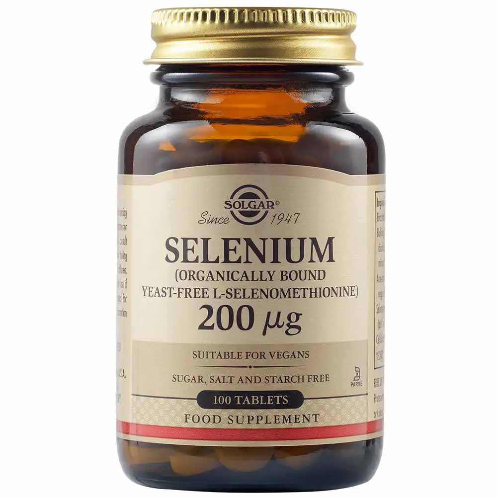 300391 SOLGAR Selenium 200μg 100tabs 1 Pharmabest