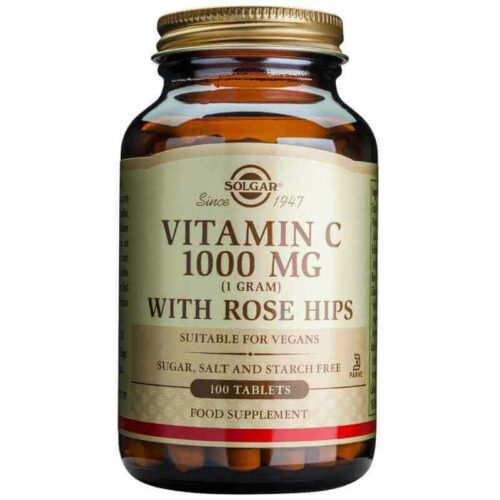 300902 SOLGAR Vitamin C with Rose Hips 1000mg 100tabs 1 Pharmabest
