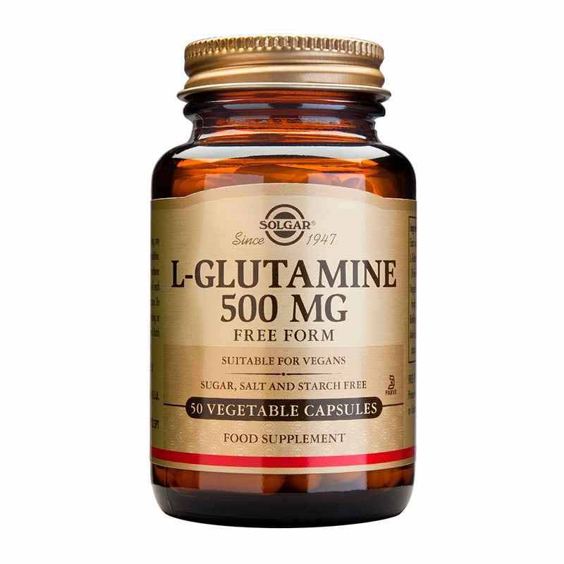 301028 SOLGAR L Glutamine 500mg Vegetable 50caps 1 Pharmabest