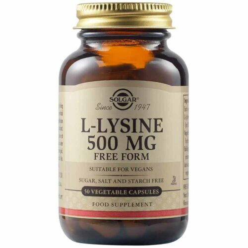 301032 SOLGAR L Lysine 500mg Vegetable 50caps 1 Pharmabest