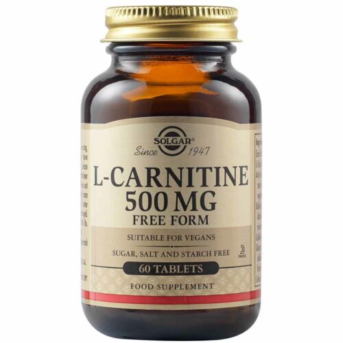 301038 SOLGAR L Carnitine 500mg 60tabs 1 Pharmabest