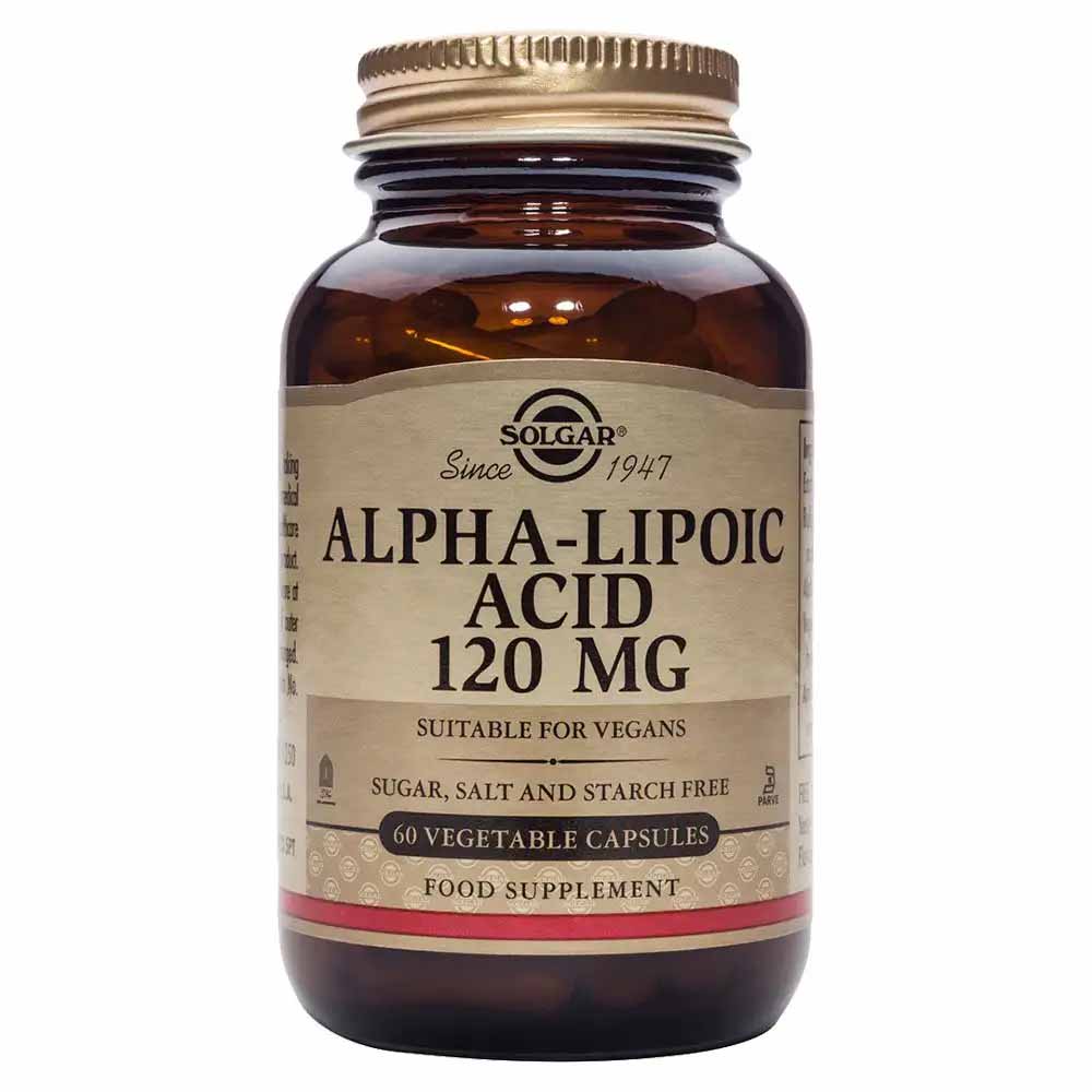 301170 SOLGAR Alpha Lipoic Acid 120mg Vegetable 60caps 1 Pharmabest