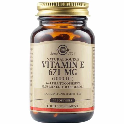 303260 SOLGAR Natural Source Vitamin E 671mg 1000 IU Softgels 50caps 1 Pharmabest