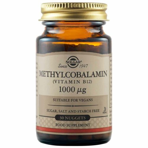 306108 SOLGAR Vitamin B12 1000μg Methylcobalamin nuggets 30tabs 1 Pharmabest