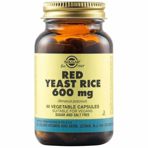 307484 SOLGAR Red Yeast Rice 600mg Vegetable 60caps 1 Pharmabest