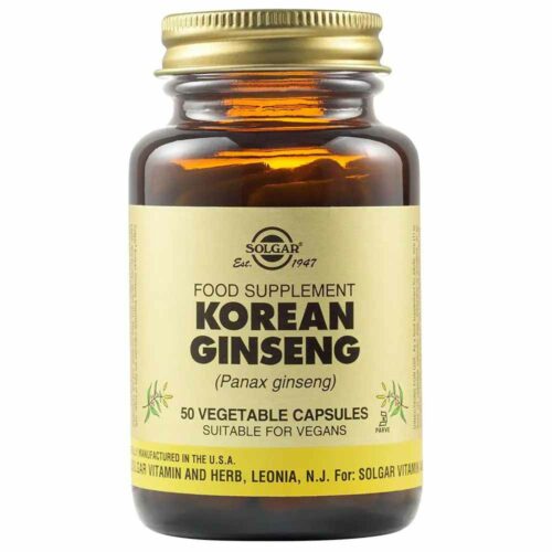 310035 SOLGAR Korean Ginseng Vegetable 50caps 1 Pharmabest