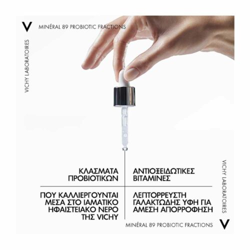 VICHY Mineral 89 Probiotic Fractions Booster Ανάπλασης Επανόρθωσης 30ml 3337875762908 Pharmabest 11