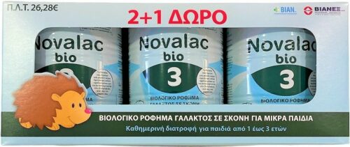 5203622388265 NOVALAC BIO 3 400gr 21 Δώρο Pharmabest 1 1