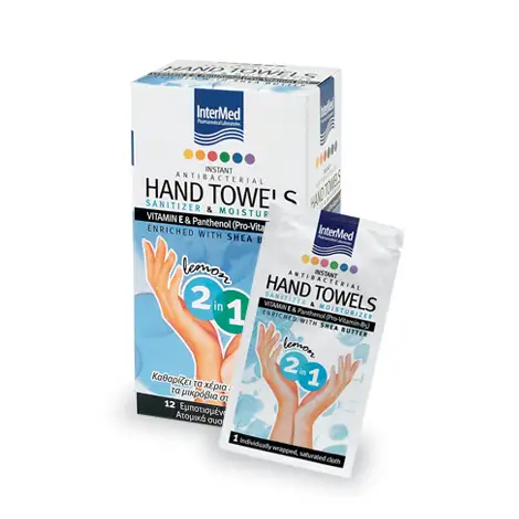 5205152000730 InterMed Reval Hand Towelettes 2 In 1 Pharmabest