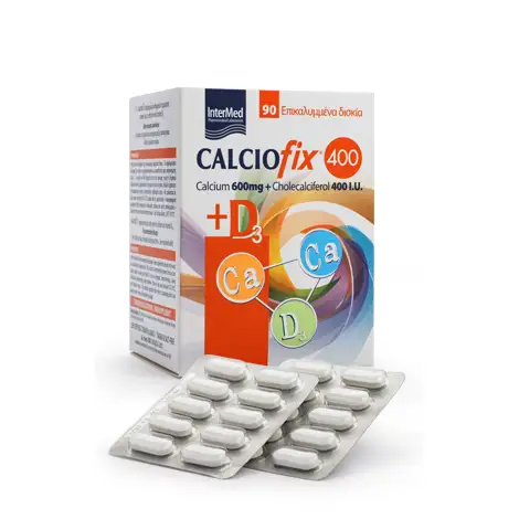 5205152004653 InterMed Calciofix Calcium 600Mg400Iu D3 90Tabs Pharmabest