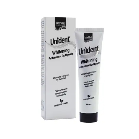 5205152005124 InterMed Unident Whitening Toothpaste 100ml Pharmabest