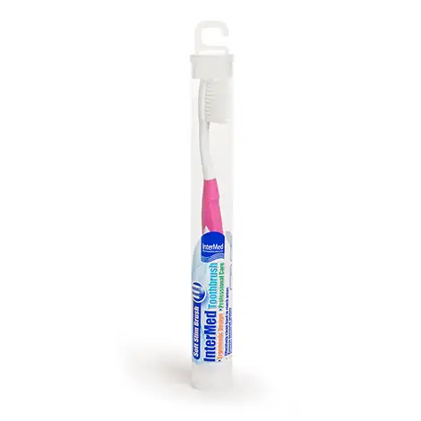 5205152007586 InterMed Toothbrush Plus 153 Pink Pharmabest