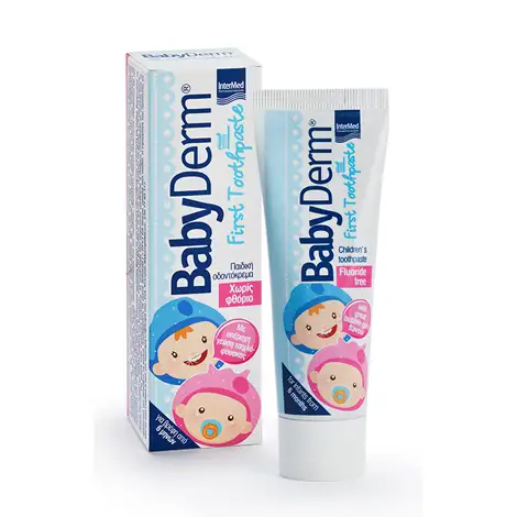 5205152007678 InterMed Babyderm First Toothpaste 50ml Pharmabest