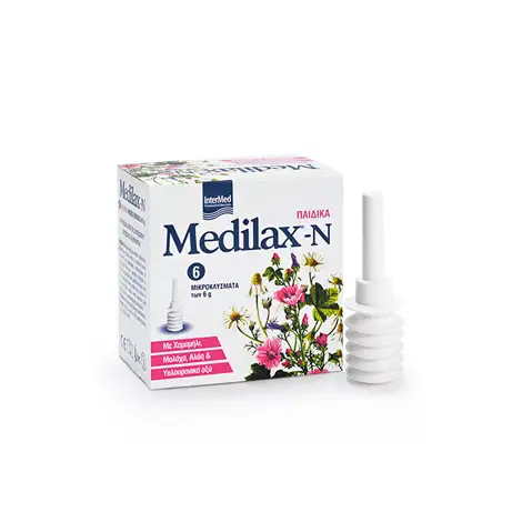 5205152007906 InterMed Medilax Μικροκλυσματα Παιδων 6Τεμ Pharmabest
