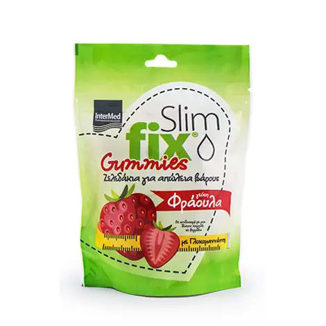 5205152008965 InterMed Slim Fix Strawberry Gummies 42Caps Pharmabest