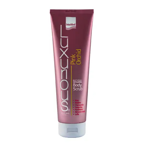 5205152010241 InterMed Luxurious Scrub Pink Orchid 300ml Pharmabest