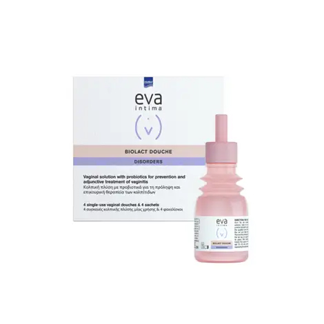5205152012559 InterMed Eva Intima Biolact Douche 4Τεμ Pharmabest