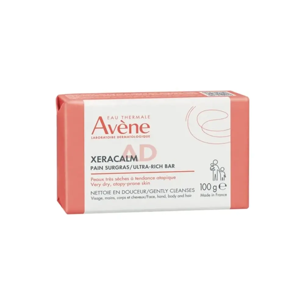 Avène XeraCalm Υπερλιπαντική Στερεή Πλάκα Καθαρισμού για το Ξηρό Δέρμα με τάση Ατοπίας 100gr