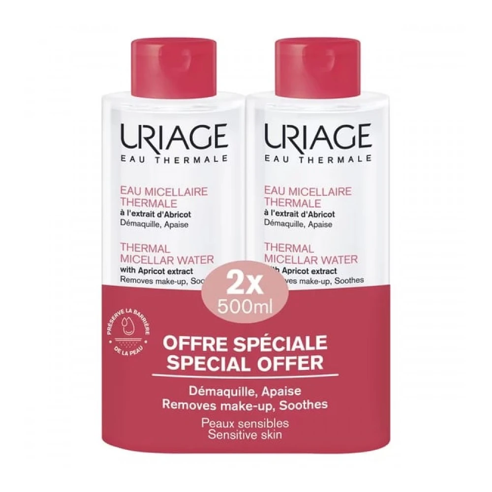 Uriage Promo Duo Eau Thermale Micellar Water Sensitive Skin 2x500ml