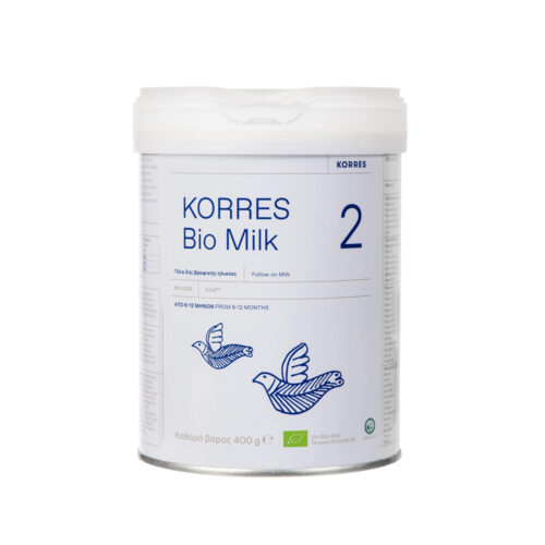 5203069108174 KORRES BIO MILK Βιολογικό Αγελαδινό Γάλα για Βρέφη 2 6 12 μηνών 400gr Pharmabest 1