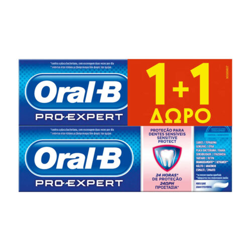 4015400995395 Oral B Pro Expert Ευαίσθητα Δόντια. Οδοντόκρεμα 1 1 ΔΩΡΟ 2x75ml Pharmabest 1