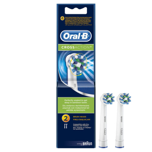 4210201135159 Oral B Cross Action Ανταλλακτικές Κεφαλές Ηλεκτρικής Οδοντόβουρτσας 2τμχ Pharmabest 2