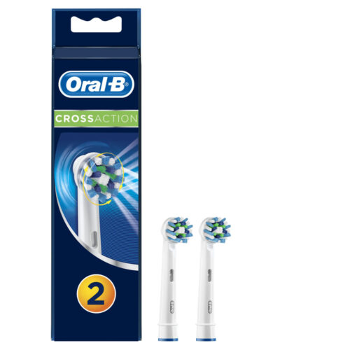 4210201135159 Oral B Cross Action Ανταλλακτικές Κεφαλές Ηλεκτρικής Οδοντόβουρτσας 2τμχ Pharmabest 3