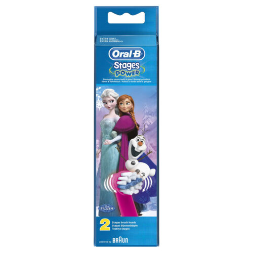 4210201154730 Oral B Kids Ανταλλακτικές Κεφαλές Ηλεκτρικής Οδοντόβουρτσας Frozen 2τμχ Pharmabest 1