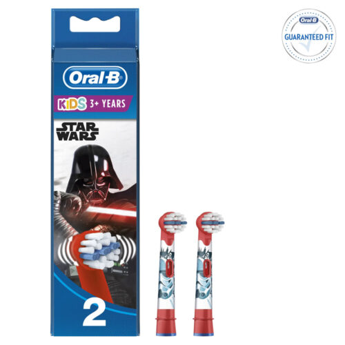 4210201161196 Oral B Kids Ανταλλακτικές Κεφαλές Ηλεκτρικής Οδοντόβουρτσας Star Wars 2τμχ Pharmabest 1