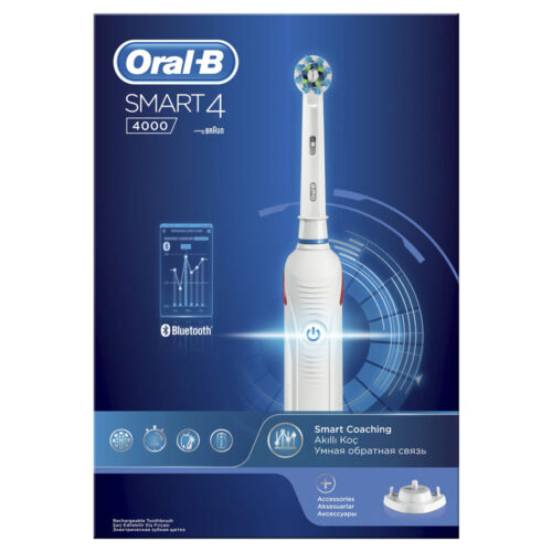 4210201177227 Oral B Smart 4 4000 Λευκή Ηλεκτρική Οδοντόβουρτσα Pharmabest 5