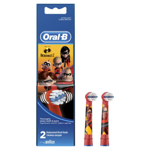 4210201220718 Oral B Kids Ανταλλακτικές Κεφαλές Ηλεκτρικής Οδοντόβουρτσας Incredibles 2τμχ Pharmabest 2