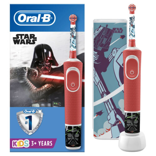 4210201310082 Oral B Kids Ηλεκτρική Οδοντόβουρτσα Star Wars ΔΩΡΟ θήκη ταξιδίου Pharmabest 1