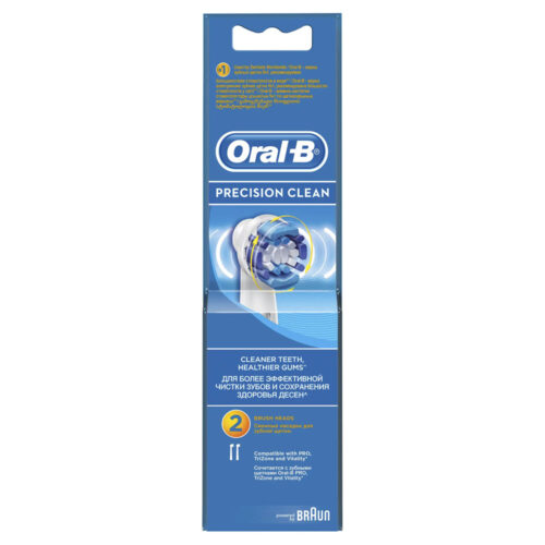 4210201746324 Oral B Precision Clean Ανταλλακτικές Κεφαλές Ηλεκτρικής Οδοντόβουρτσας 2τμχ Pharmabest 1