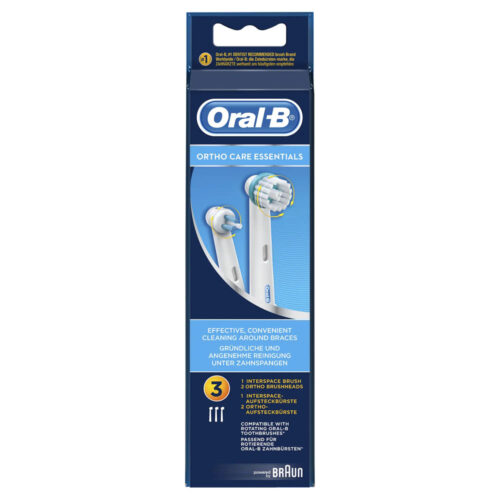 4210201849735 Oral B Ortho Care essentials Ανταλλακτικές Kεφαλές Ηλεκτρικής Οδοντόβουρτσας 3τμχ Pharmabest 2