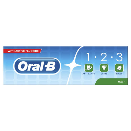 5013965951404 Oral B 1.2.3 Δροσερή μέντα Οδοντόκρεμα 75ml Pharmabest 1