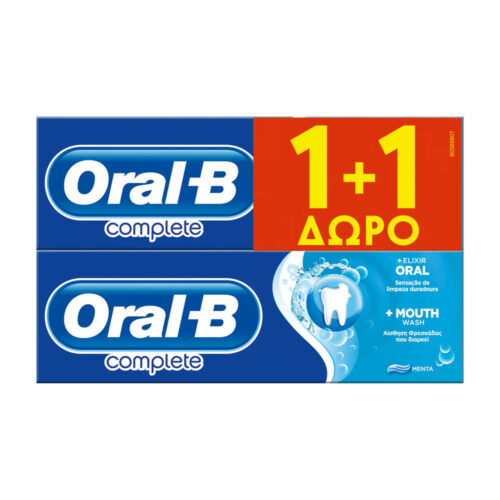 8001090494696 Oral B Complete Plus Με στοματικό διάλυμα Οδοντόκρεμα 75ml 75ml ΔΩΡΟ Pharmabest 1