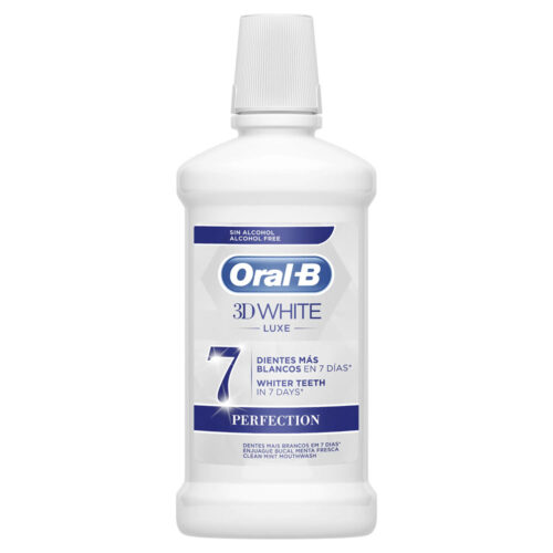 8001090540577 Oral B 3D White Luxe Perfection Διάλυμα 500ml Pharmabest 1